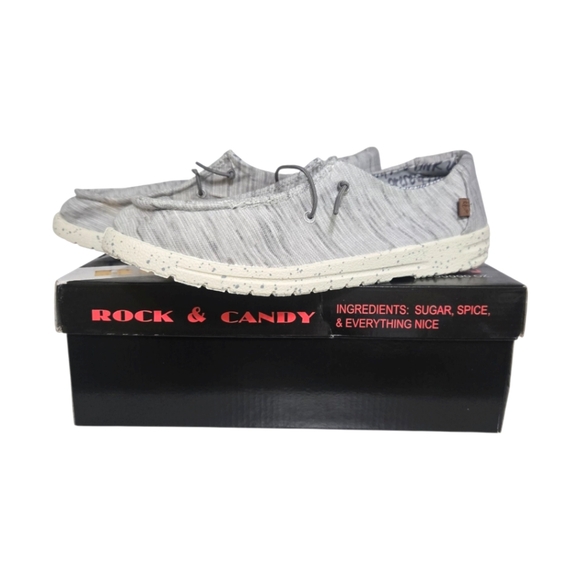 NEW Rock & Candy Light Gray Laguna Loafers Women's Size 10 . - Picture 1 of 7
